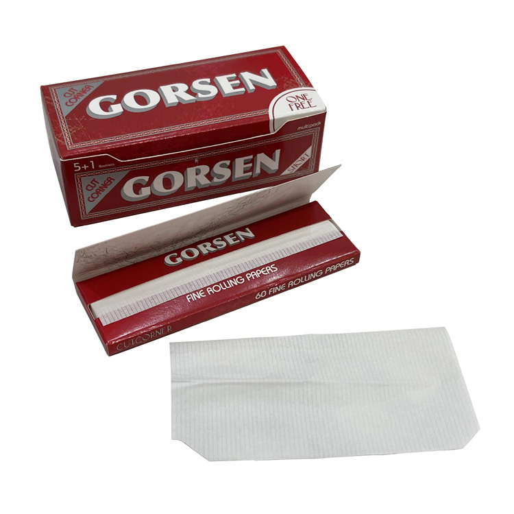 Custom White Single Wide Rolling Paper from China manufacturer Gorsen